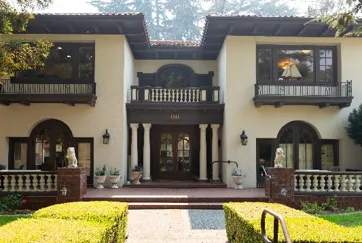The Volo Law office, a Spanish Colonial Revival building at 1541 The Alameda in San Jose